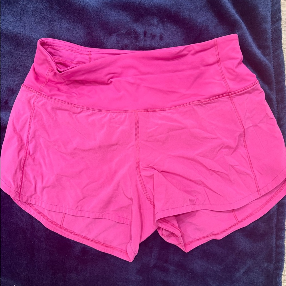 Lululemon Athletica Hot Pink Athletic Shorts